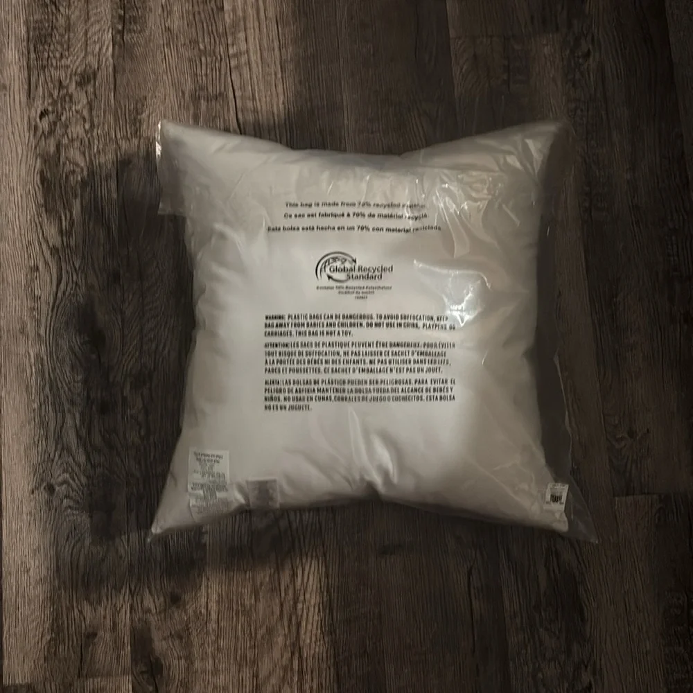West Elm Pillow Insert - 20 inch x 20 inch - New in package